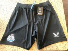 Newcastle United 23/24 Home Soccer Shorts Player Issue Castore NWT NUFC Large