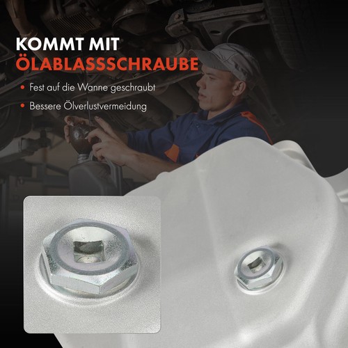Cubo de aceite cárter de aceite de motor cárter de aceite para Opel Vivaro Combi Renault Trafic 3 Mazda 626 V - Imagen 7 de 8