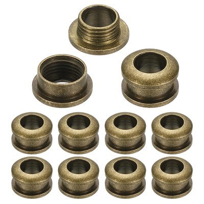 5 mm (1/5 Zoll) Messing Lochösen, 10 Stück Bogenflächentüllen, Bronze