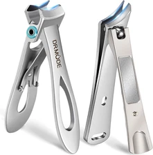 Nail Clippers for Men Thick Ingrown Nails, Slanted Nail Clippers Heavy Duty Larg