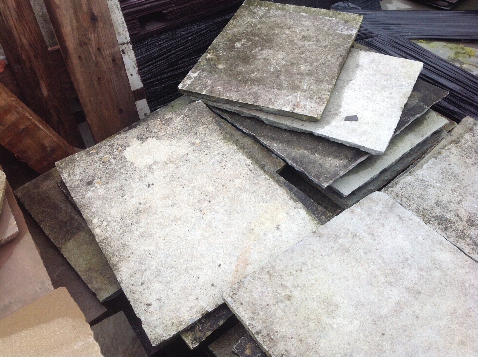 RECLAIMED NATURAL STONE FLAGSTONES LIKE BLUE LIAS LIMESTONE eBay