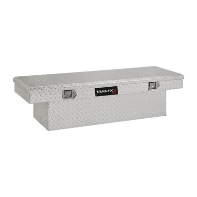 TrailFX 110511 Crossover Tool Box Single Lid 19''x53''x13'' Polished Aluminum