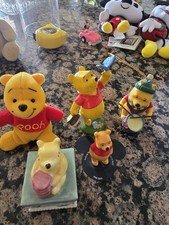 Lot Of 5 Winnie the Pooh ornament, stuffed, ceramic.