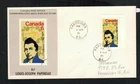 Canada #539, 1971 6¢ Papineau, 'attached' unknown cachet FDC, VF, Vancouver cds