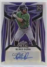 2023 Leaf Metal Auto Purple Prismatic 1/8 Blake Dunn #BA-BD1 Auto 10k8