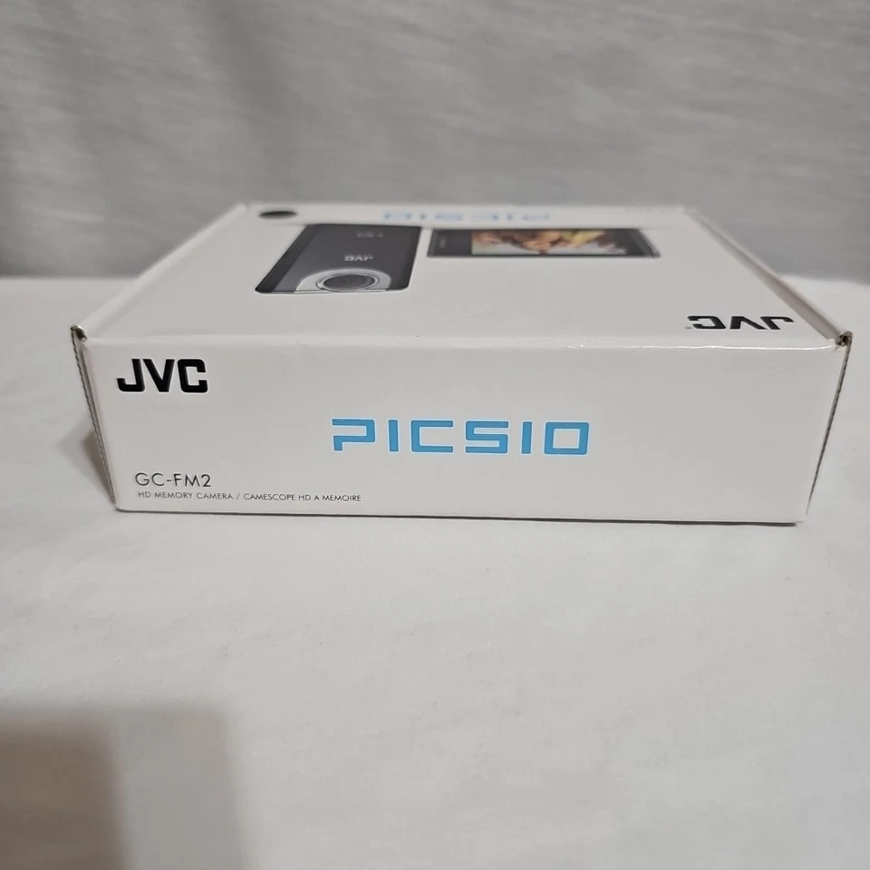 JVC PICSIO GC-FM2BU Full HD Video Pocket Camcorder w/ Touch Screen Lightweight - Image 3 of 4