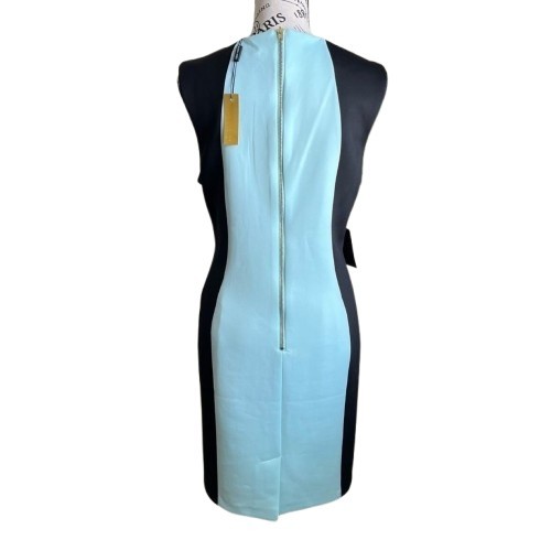 NWT Alexia Admor Womens Size 8 Colorblock Scuba Knit Sheath Mini Dress NEW - Picture 13 of 14