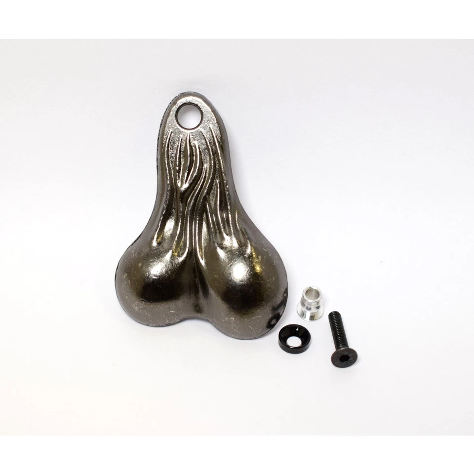 Hot Racing ACC6901 Metal Dangler Balls Truck Nuts (black chrome) (toy) - Image 4 of 4