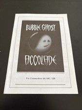 Bubble ghost accolade for Commodore 64 manual