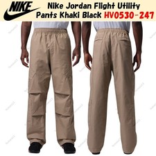 Nike Jordan Flight Utility Pants Khaki Black HV0530-247 US Size