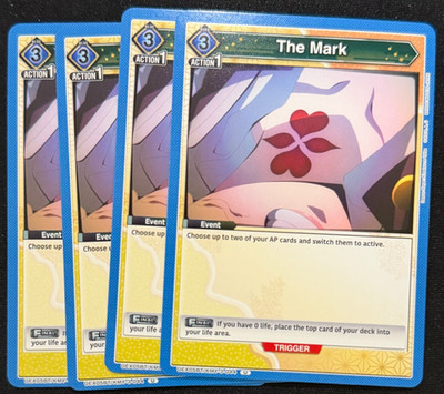 The Mark U Playset (4 Cards) UEX05BT/KMY-3-044 NM Union Arena TCG