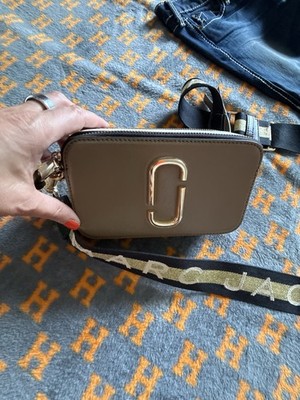 Marc Jacobs Umhängetasche Snapshot Small Beige 19x6x13 Cm Wie Neu