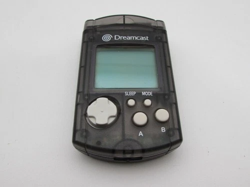Sega Dreamcast VMU Black Visual Memory Unit Japan Tested Working