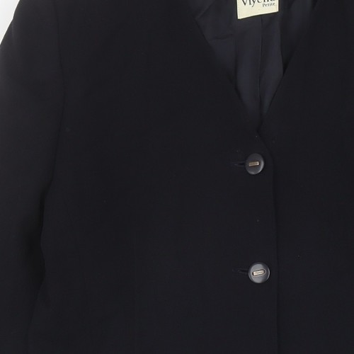Viyella Petite Women’s Black Wool Suit Jacket, Size 12 - Picture 10 of 12