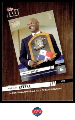 2020 Topps #TNR-7 Mariano Rivera Topps Now Review 2019