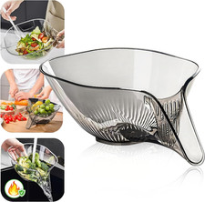 UPGRADED: Multifunctional Drain Basket Kitchen Sink with Spout Designed for Conv