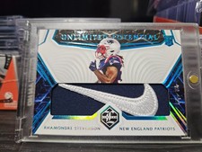 ⭐ 1/1 ⭐  2021 Panini Limited Sapphire Nike Swoosh RHAMONDRE STEVENSON rc patch