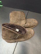 UGG Classic Short Boots Brown Suede Shearling Women’s Size 7