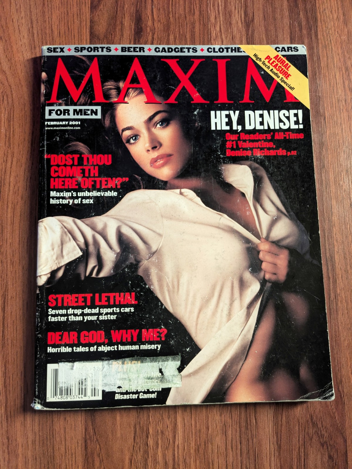 MAXIM Magazine #38 February 2001  DENISE RICHARDS