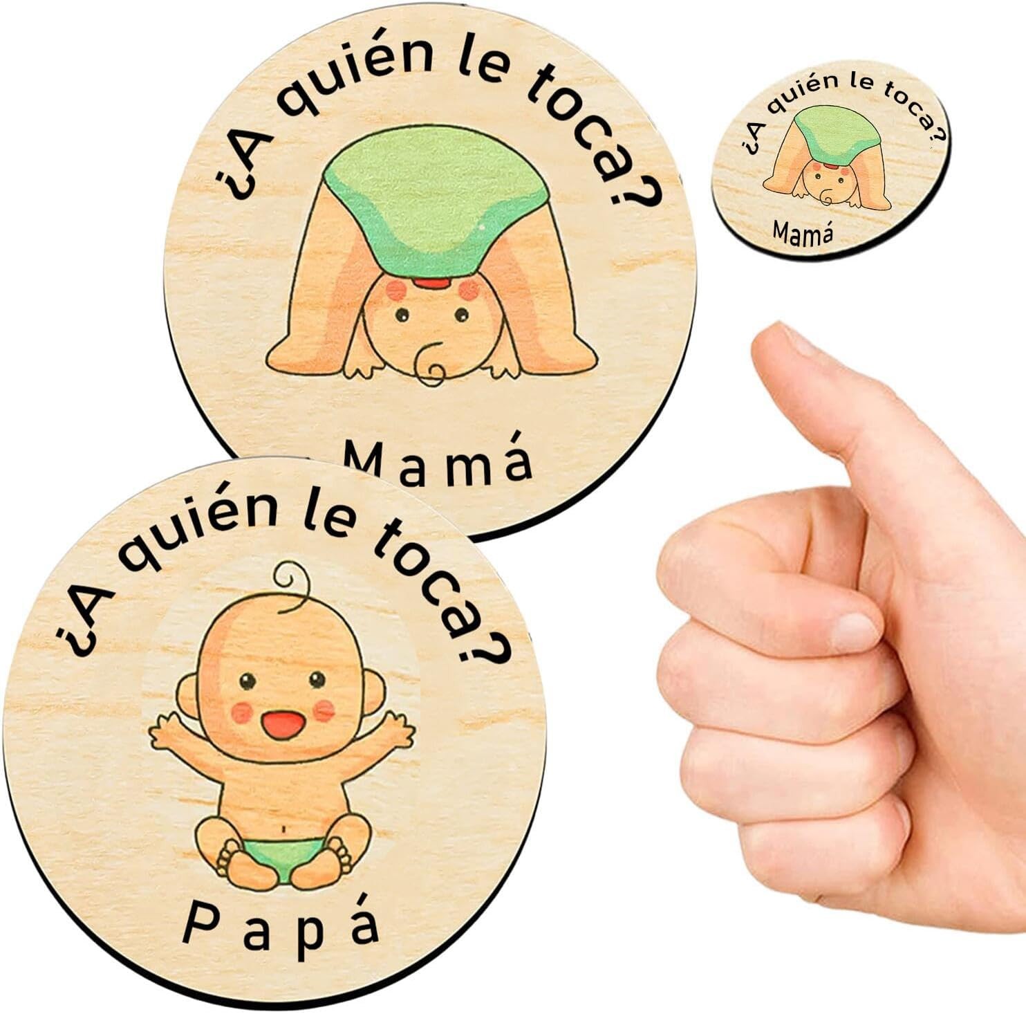 FANAOREN Regalo Bebe, Regalo Bebe Recien Nacido Niño, Monedas de Decisión de M