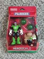 RARO Sinestro & B'DG Squirrel Hero World DC Super Friends 2011 NUEVO Fisher Price