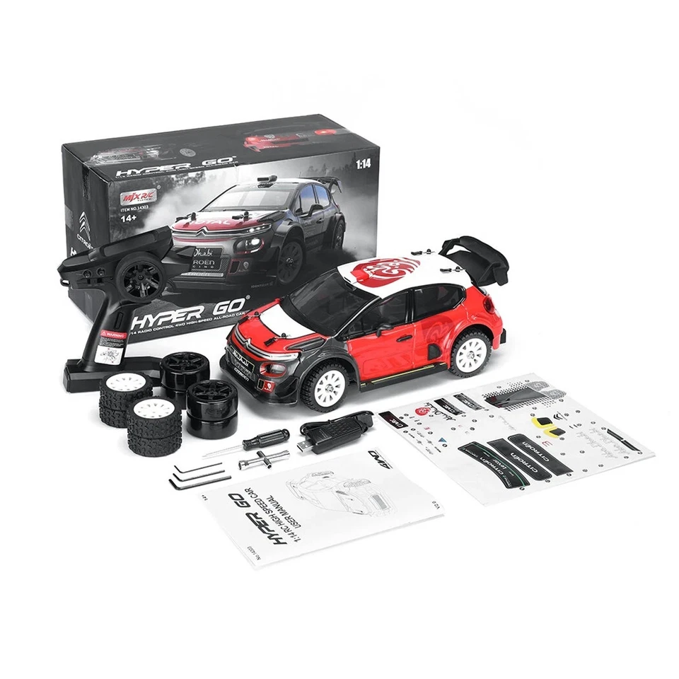 MJX Hyper GO 14303 1/14 Citroen C3 WRC 4WD RTR MX-14303 modellismo - Immagine 2 di 3