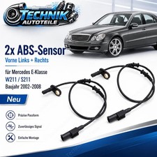 2x ABS Sensor Vorne Links Rechts f&uuml;r Mercedes E-Klasse  W211 S211 2002-2008 DE