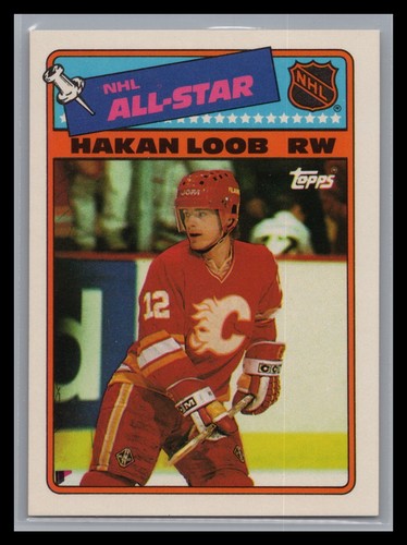 Hakan Loob #3 1988 Topps Stickers card