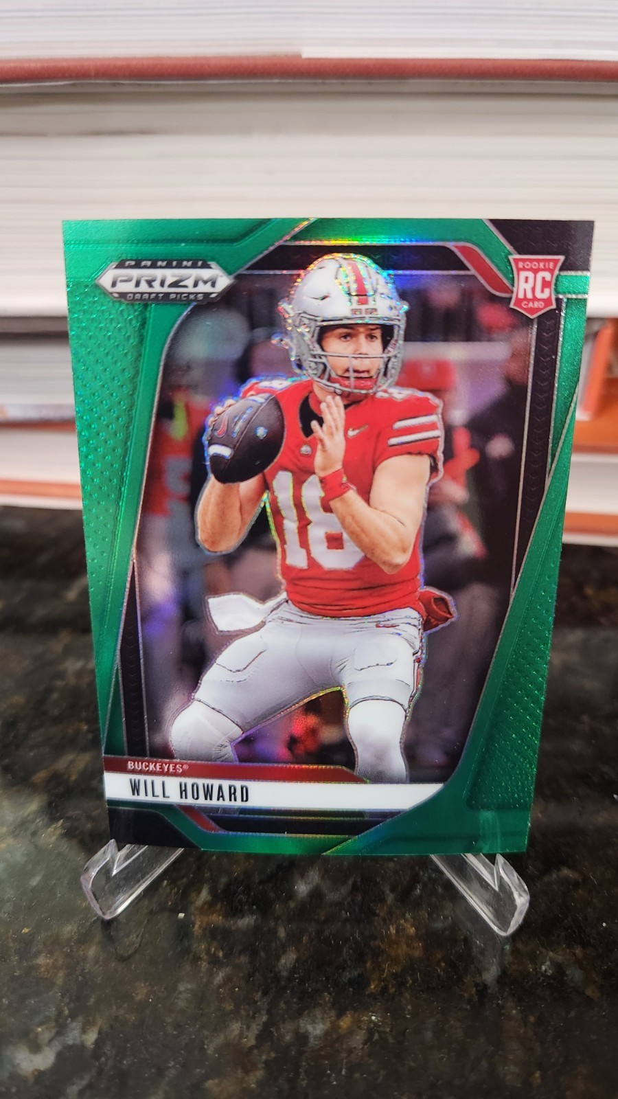 Panini Prizm Draft Picks Will Howard Green