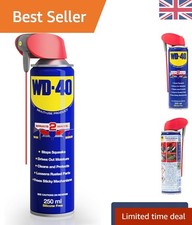 Compact 250ml WD40 Multi-Purpose Lubricant Spray for Home and Auto Maintenance 26.40 per litre