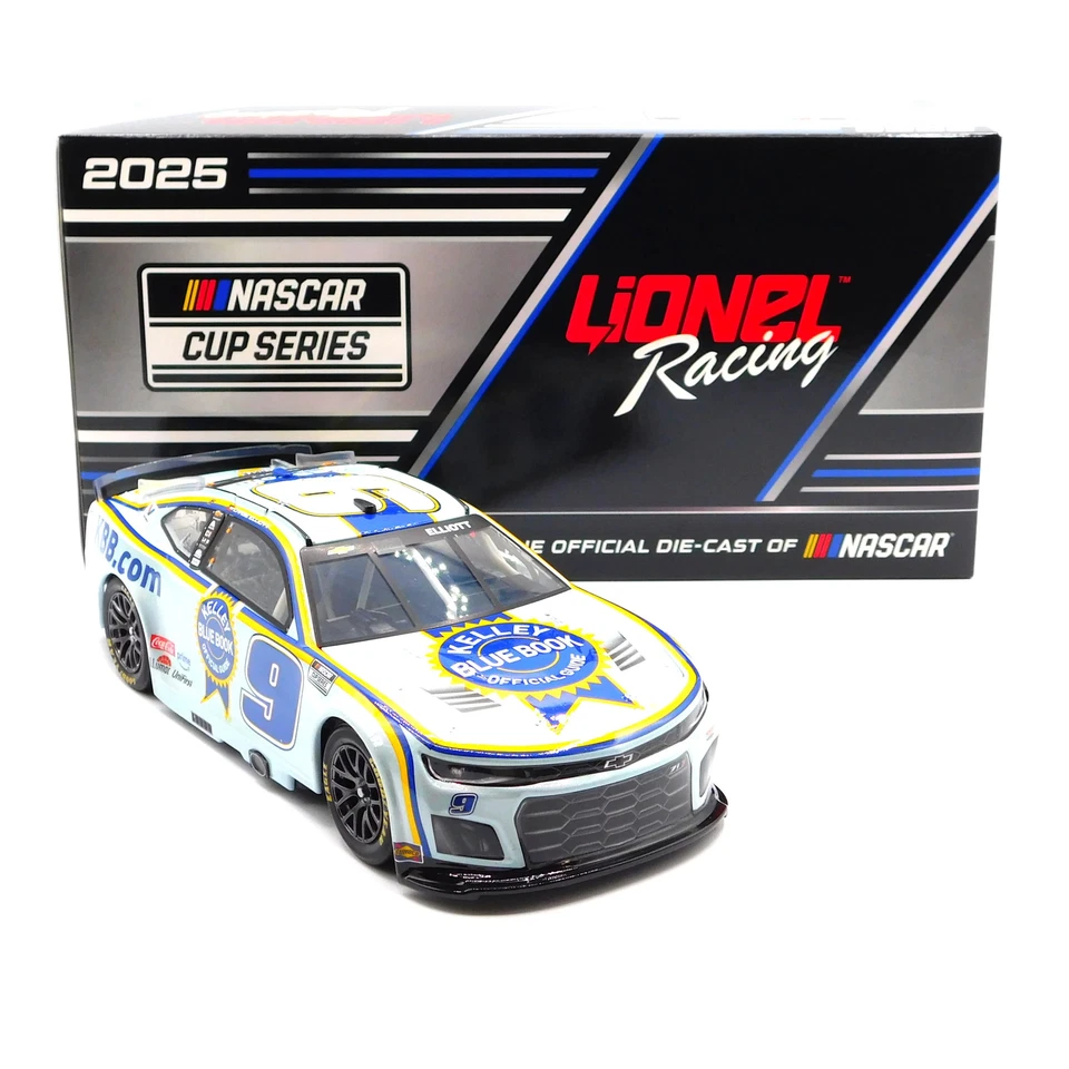 Chase Elliott 2025 Kelly Blue Book Flash Coat 1:24 Nascar Diecast - Image 2 of 4