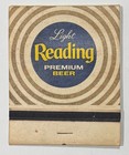 Light Reading Premium BEER * Large Matchbook * Contains All matches — photo 1