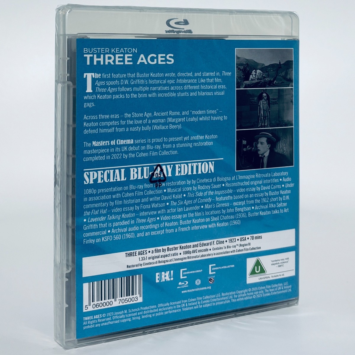 Buster Keaton Three Ages 3 Intolerance Blu-ray Eureka Region B | eBay Buster Keaton Three Ages 3 Intolerance Blu-ray Eureka Region B | eBay