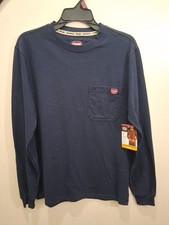 Mens Wrangler Workwear Size Small 34-36 Long Sleeve Heavyweight Tee Shirt NWT
