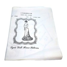 Lyn s Doll House Patterns Underwear 1901 for 16 Dolls