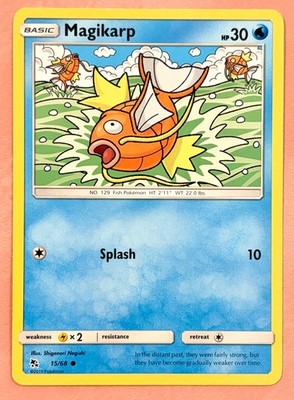 Magikarp ~ Cute Pokemon Cards~ Water-Type Pokemon Collection~ Blue Pokemon Cards