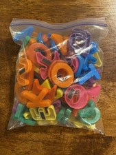 Bulk Lot magnetic plastic letters