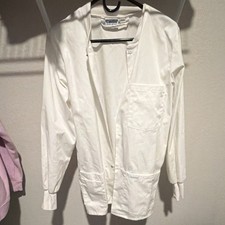 Landau Lab Coat Unisex Size SML White Medical Uniform New Without Tags