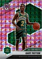 2020-21 Panini Mosaic Mosaic Camo Pink #291 Gary Payton - BSK