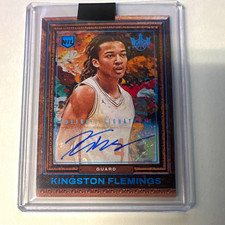 Marketplace image: ONE OF ONE Panini 2025-26 Kingston Flemings Portrait Auto RC Superfractor 1/1