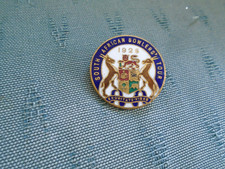 1926 SOUTH AFRICAN BOWLERS UK TOUR ENAMEL BOWLING BOWLS BADGE FATTORINI BRADFORD