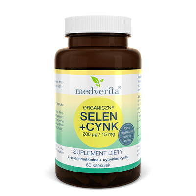 Medverita Bio Selen 200 mcg + Bio Zink 15 mg 60 Kapseln