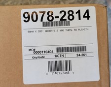 80mm X 200' Sticker Label Self-Adhesive Thermal Paper 50PCS/Rolls 9078-2814