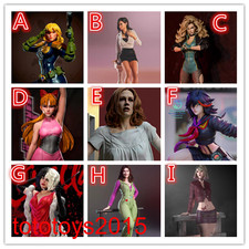 1:6 1:12 1:18 Beauty Girl women Lady Head Sculpt For 12