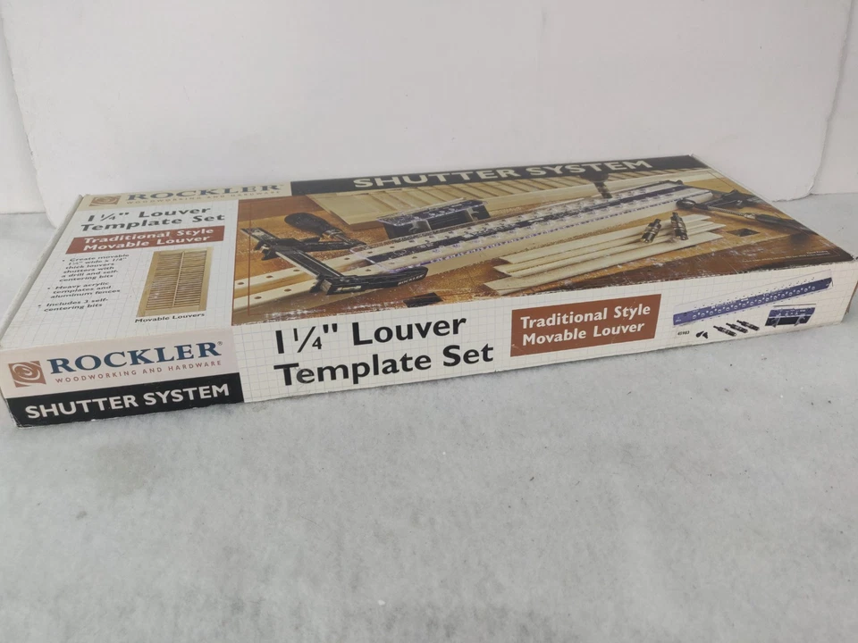 Традиционный набор шаблонов системы подвижных жалюзи Rockler 1 1/4 дюйма - Изображение 2 из 4