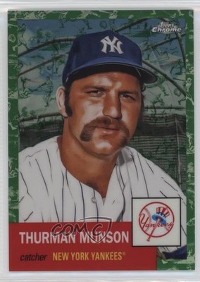 2022 Topps Chrome Platinum Anniversary 85/99 Thurman Munson #17 0c6