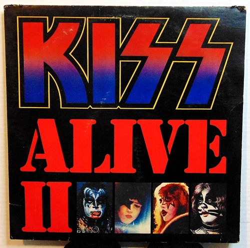 KISS – Alive II - 1977 Casablanca Hard Rock 2x Vinyl LP Booklet Inserts