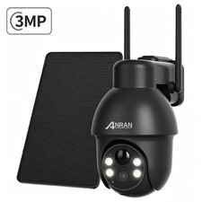 3MP Solar Battery Security Camera Pan/Tilt Wireless Outdoor AI Human 2 Way Audio