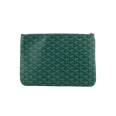ちょん　GOYARD ポーチ Goyard Pochette Sena Clutch MM Green 33245-1 103863571 | eBay