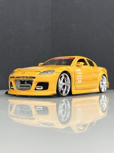 Jada 1/24 Mazda RX8 Import Racer gelb Top Zustand siehe Detailbilder #50380-9 - Bild 3 von 24